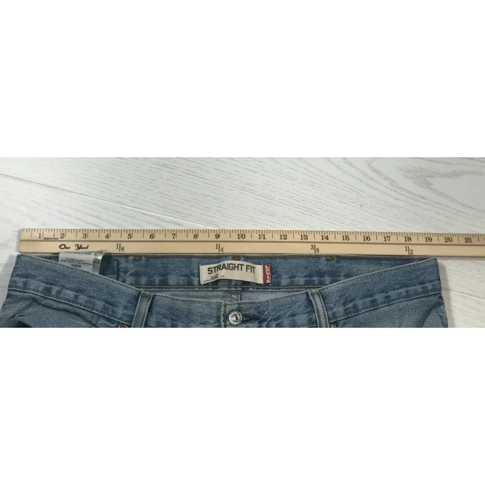 2 Pair of Levi's 505 Jeans Men 38x32 Blue Cotton Mid Rise Work School American